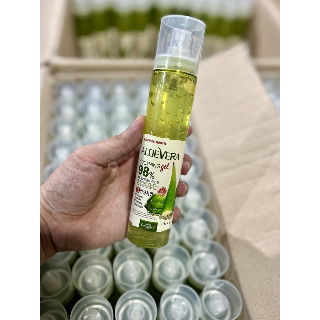 Xịt khoáng lô hội nha đam Aloe Vera Soothing Mist 98%