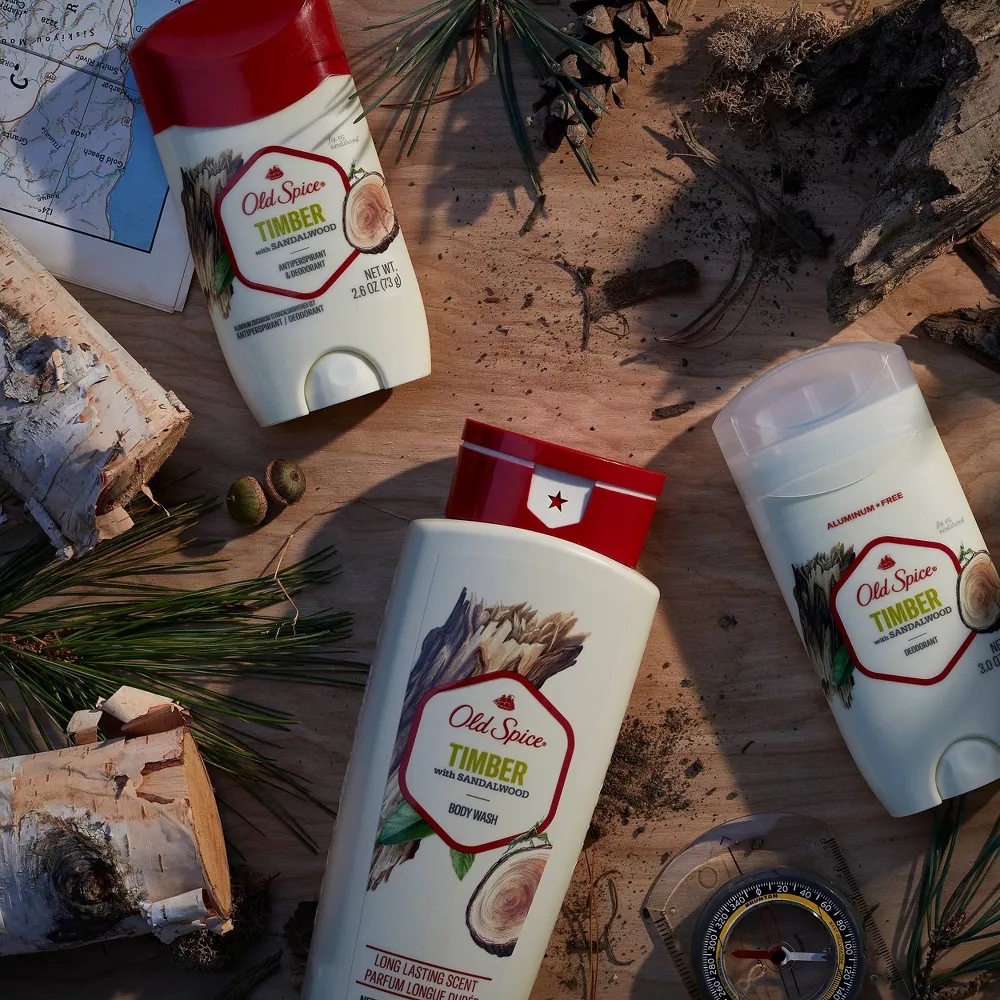 Lăn Sáp Khử Mùi Old Spice TIMBER ANTI PERSPIRANT 73g