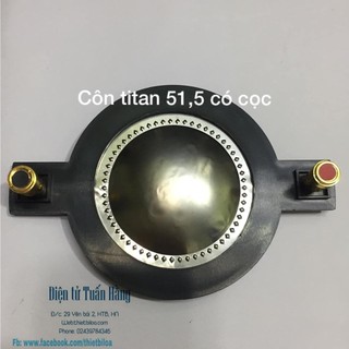 coil (côn) loa tép 51,5 có cọc .-Linh kiện thay thế sửa chữa loa