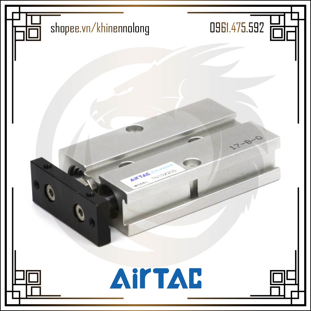 Xi Lanh Khí Nén Dẫn Hướng 2 Ty AirTAC TN10 x 10S,15S,20S,25S,30S,40S
