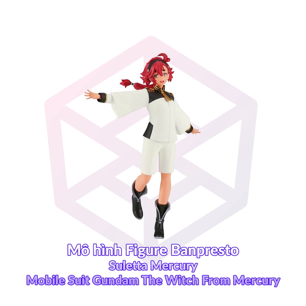 Mô hình Figure Banpresto Suletta Mercury - Mobile Suit Gundam The Witch From Mercury [FCH]