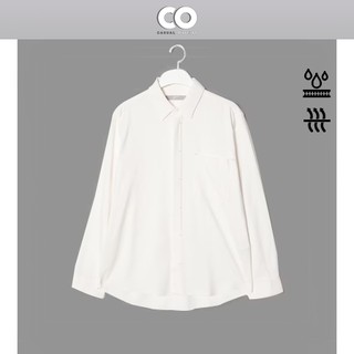  Áo sơ mi tay dài 8seconds giấu nút phong cách thanh lịch, cổ điển - Màu ivory