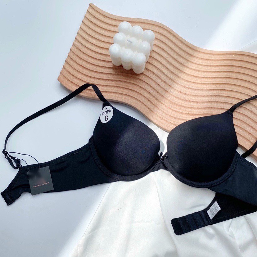 B33 Áo Ngực Trơn Coppa KATHY BRA Có Gọng Mút Dày 2.5cm Tạo Khe Nâng Ngực Tốt Kiểu Dáng Basic