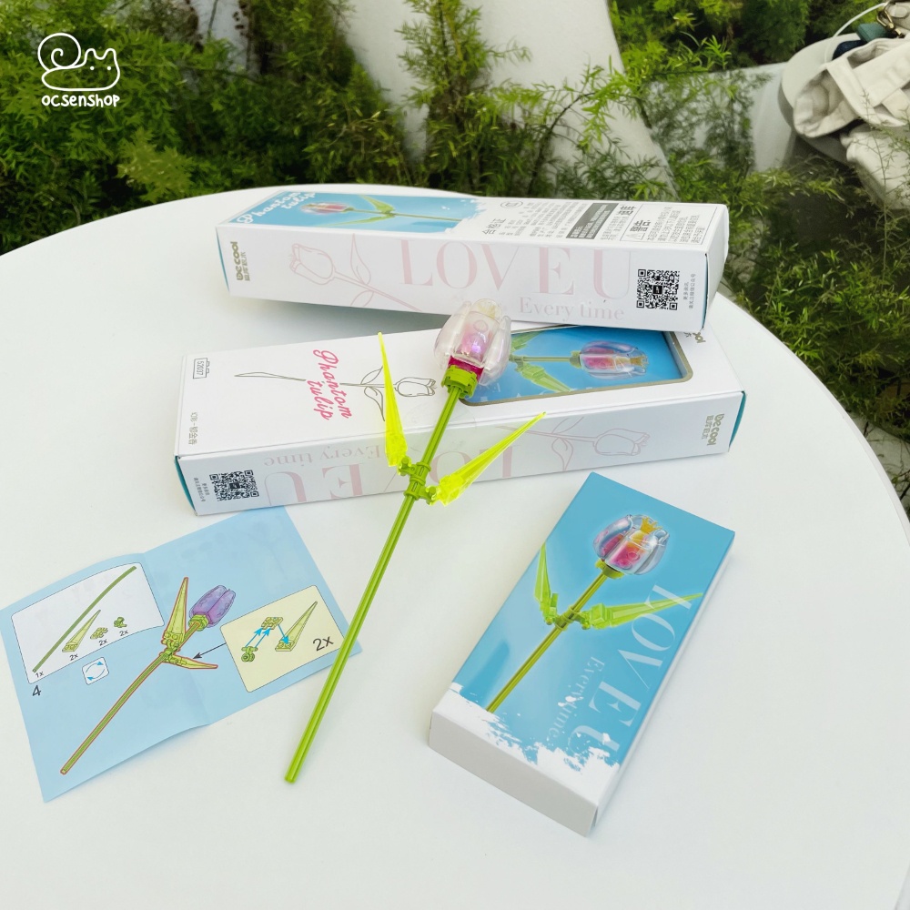 Bộ xếp hình Hoa pha lê