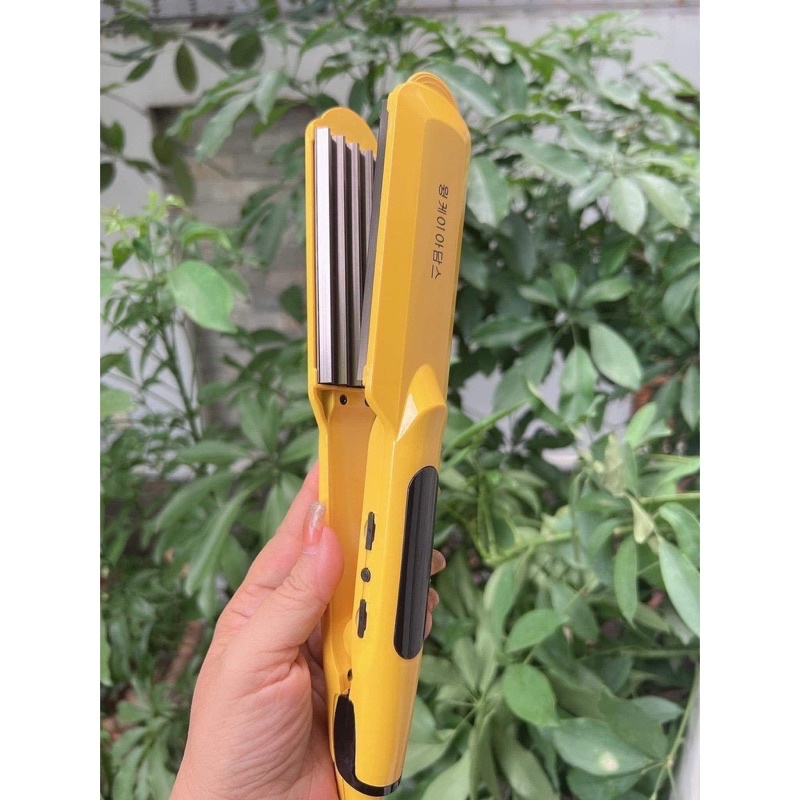 Máy dập xù tóc bản lớn, máy Nhật siêu bền có 2 loại