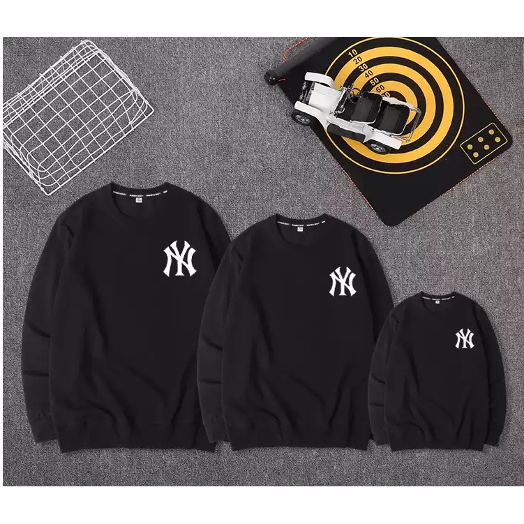 áo thu đông gia đình 3/4/5 người màu ĐEN. áo nỉ gia đình 2023 bố mẹ bé trai bé gái chất nỉ bông loại 1 bán sĩ