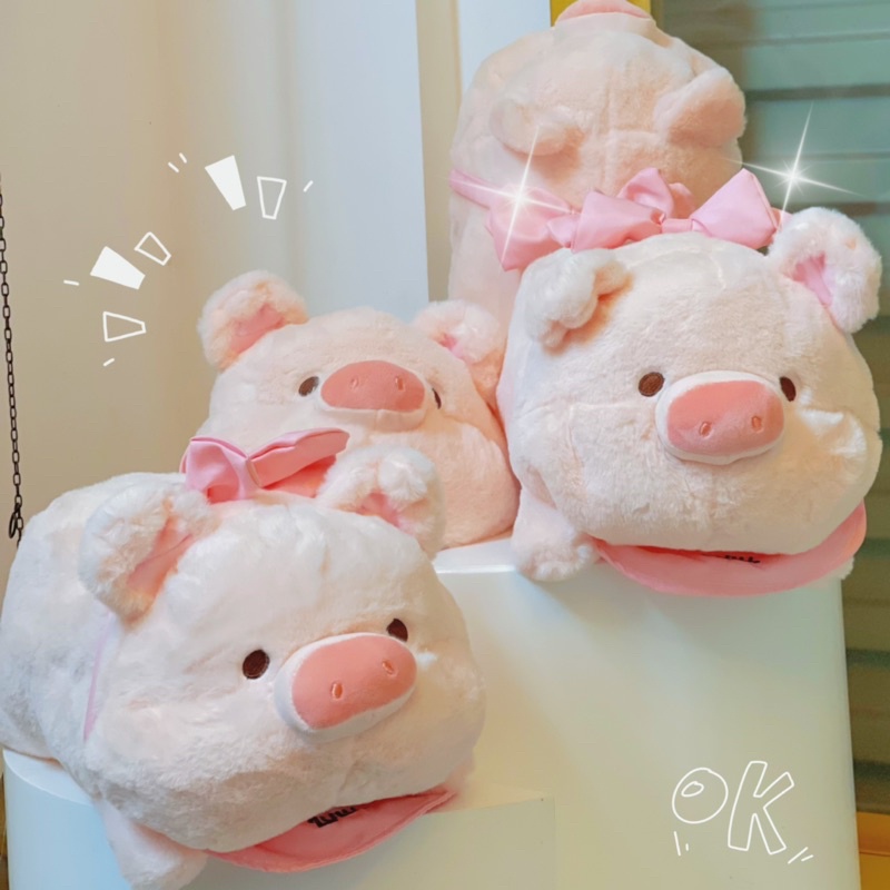 |HOT| Gấu Bông Heo Lulu nằm nơ siêu xinh |ẢNH THẬT-CÓ SẴN|