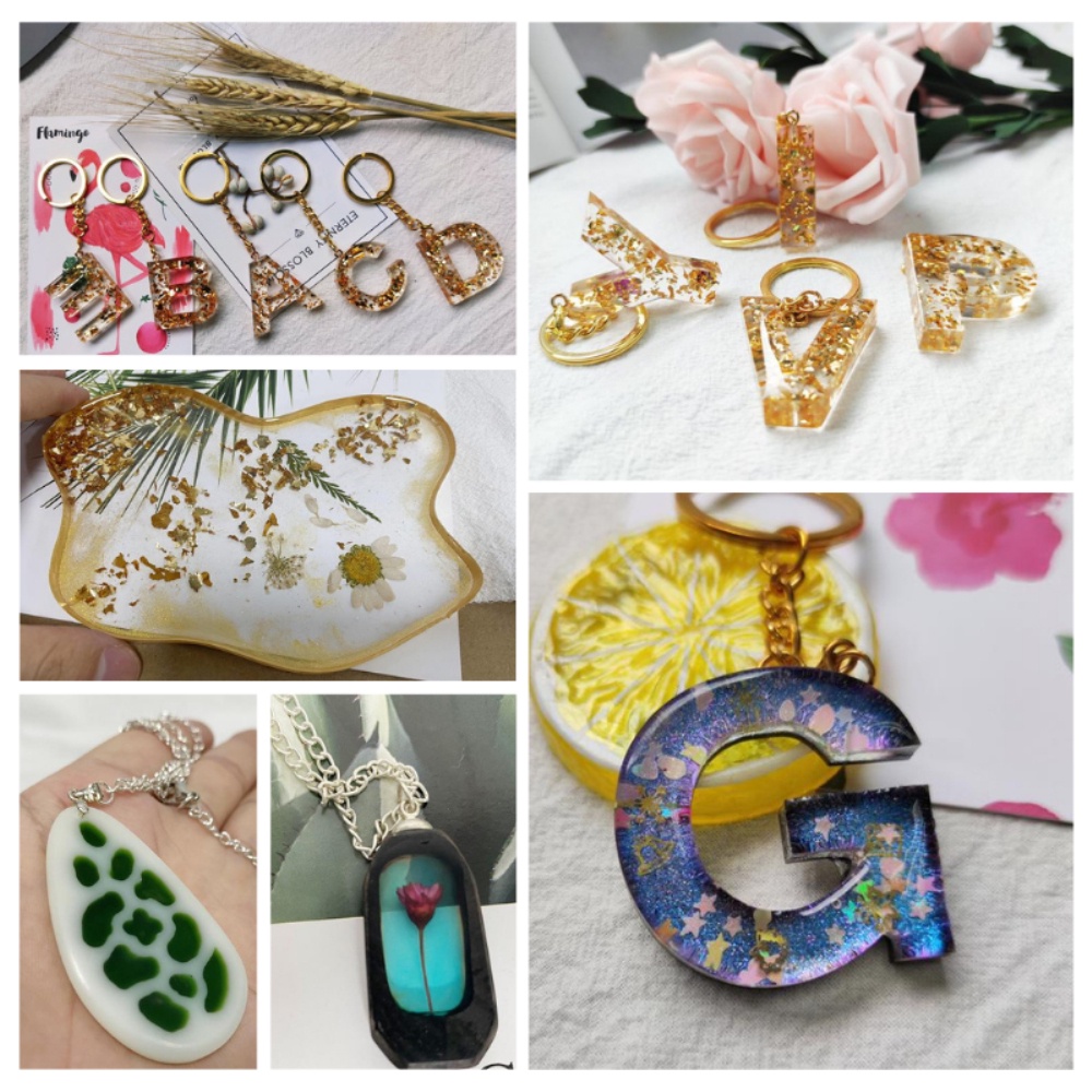 Keo Dán Acrylic UV Resin Trong Suốt 30g Dùng Làm Trang Sức DIY