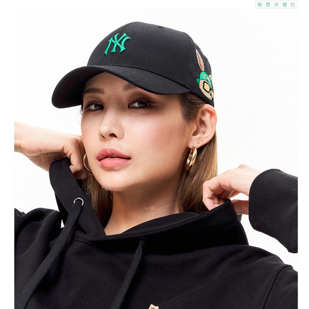 Mũ Lưỡi Trai Cotton Thêu Hình Thỏ Phong Cách Hiphop Thời Trang Mùa Hè Mới