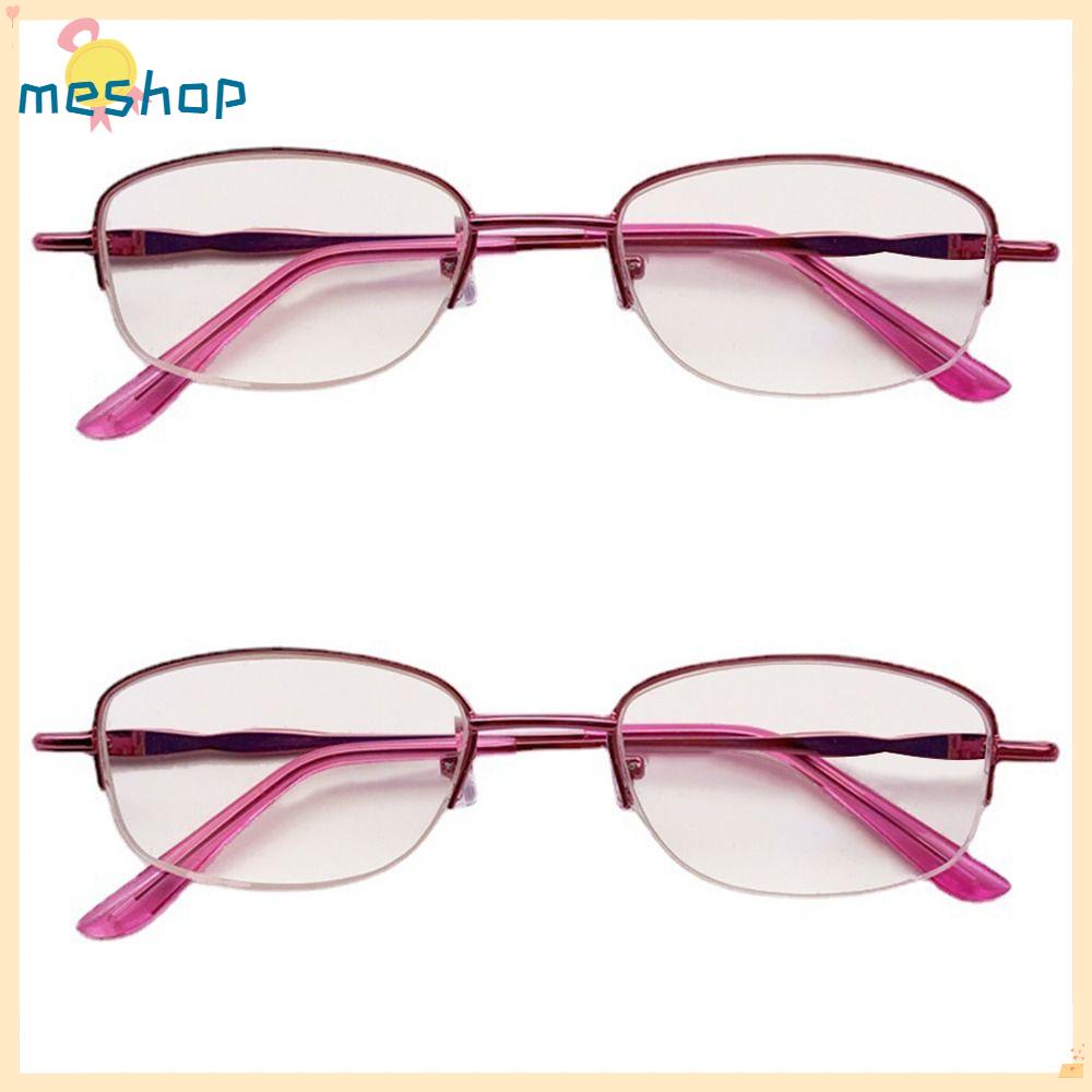 Kính Đọc Sách Nửa Gọng Đơn Giản Chống Ánh Sáng Xanh Phong Cách Vintage