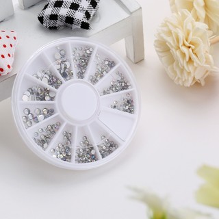 Set 300 hạt tròn đính trang trí móng nghệ thuật