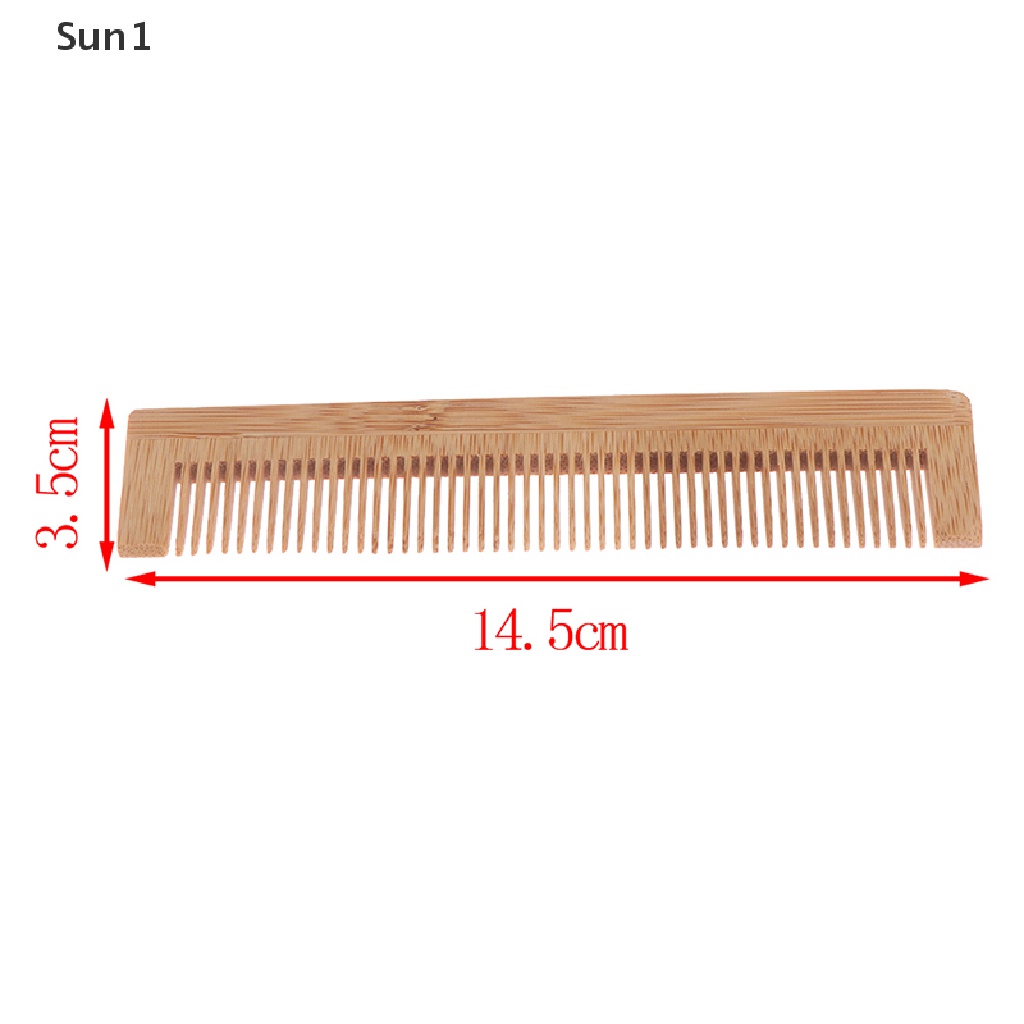 Lược Tre Chải Tóc Mát Xa Da Đầu Hiệu Quả Sun1 &gt; 1X