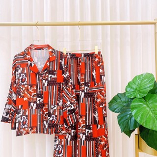 Đồ Bộ Pijama Lụa Cao Cấp Phom Cánh Dơi SIX Homewear