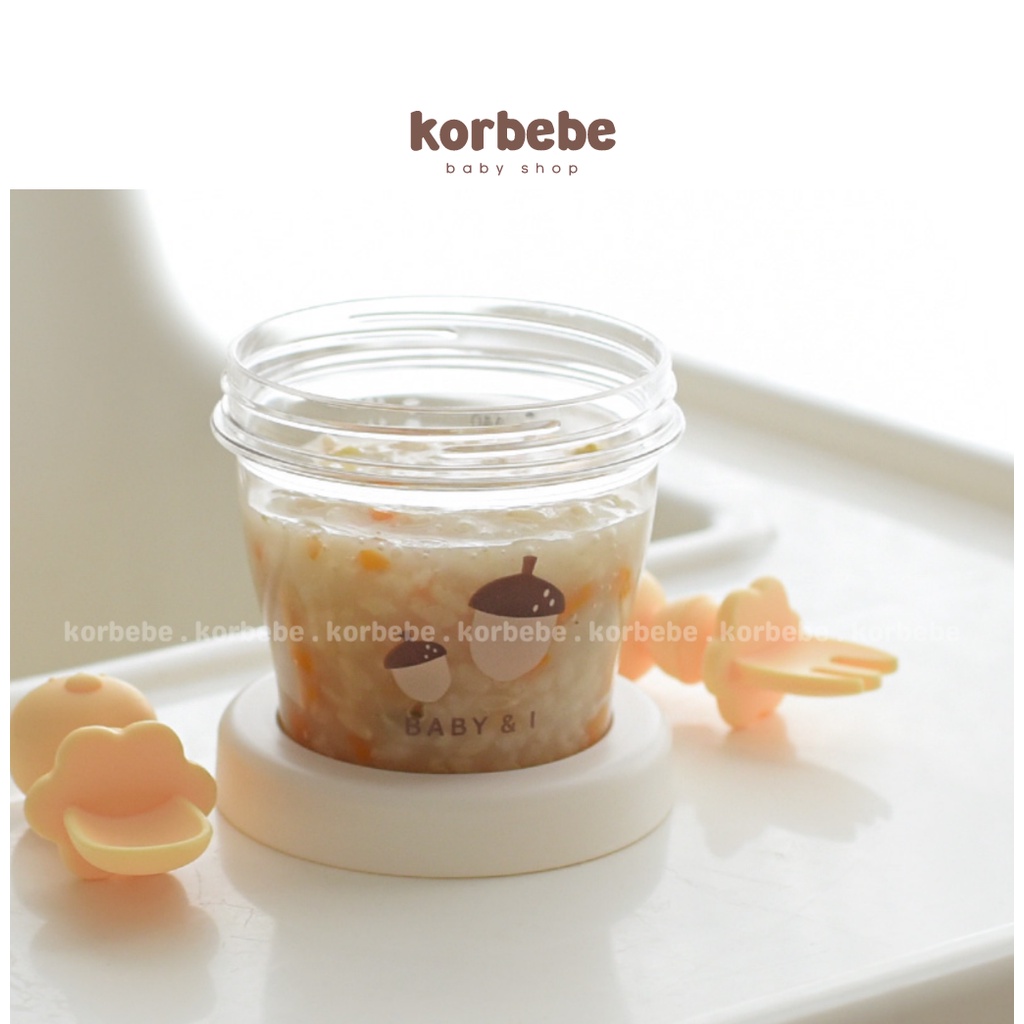 Set 3 hũ trữ đồ ăn dặm cho bé Baby & I Hàn Quốc