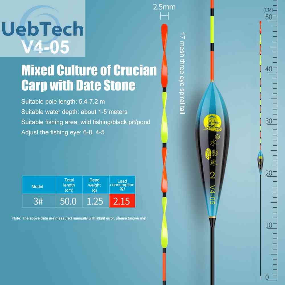 Phao Câu Cá Dạng Xoắn Độ Nhạy Cao 1.58-2.15g