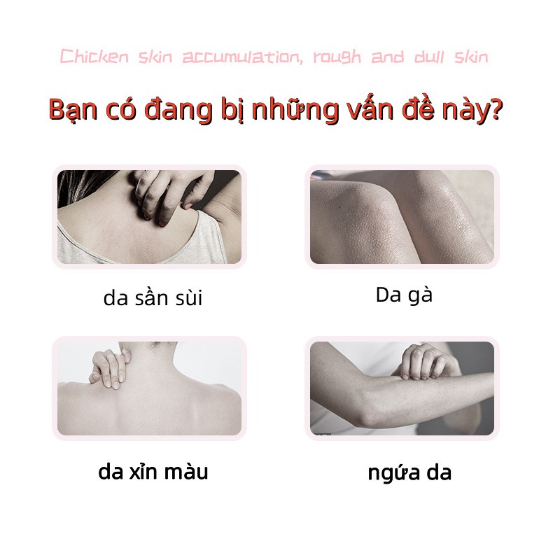 Tẩy tế bào chết toàn thân（làm sáng da, giảm da sần sùi , làm mịn da) 250g | BigBuy360 - bigbuy360.vn