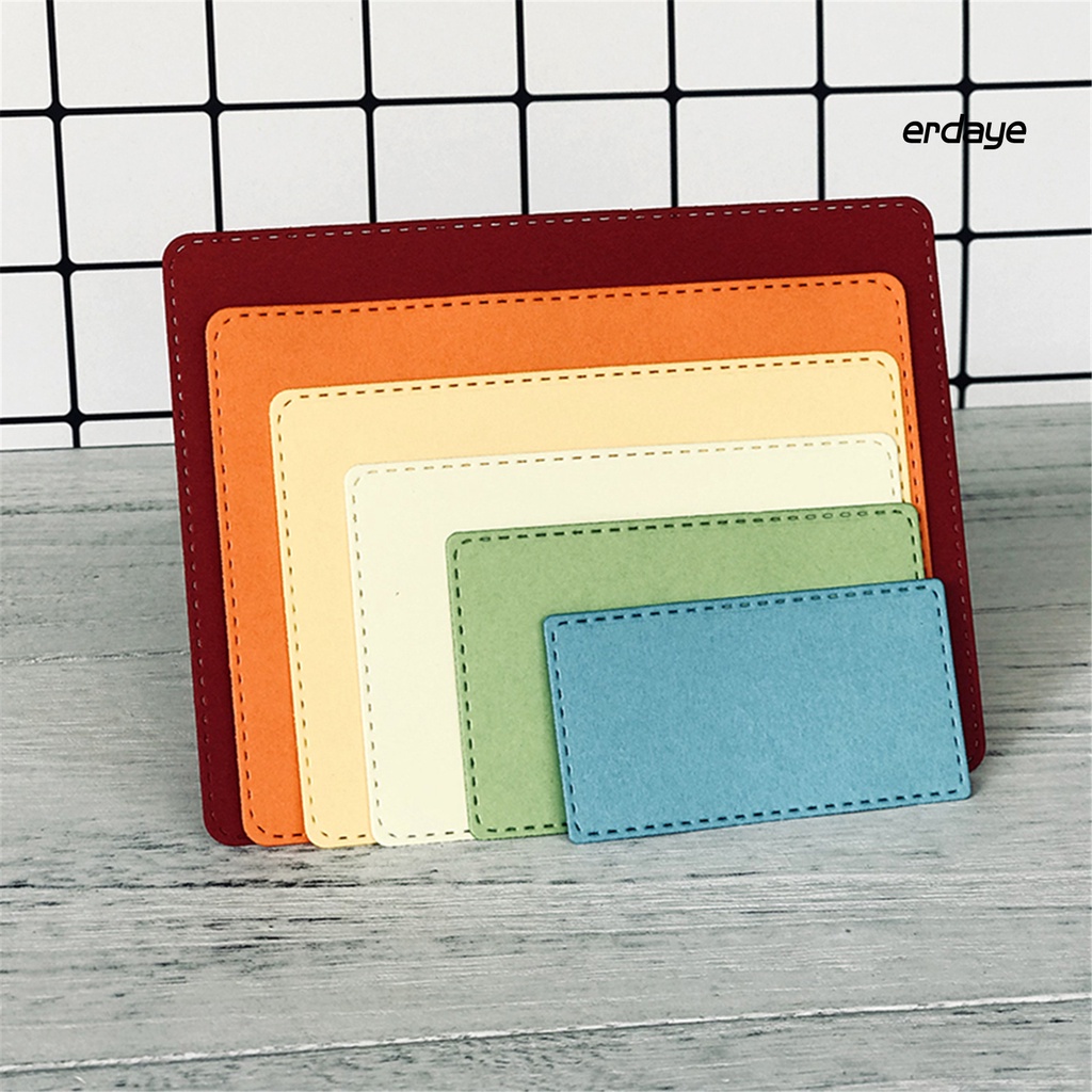 Khuôn Cắt Giấy Làm Từ Thép Carbon Hình Chữ Nhật Trang Trí Scrapbook