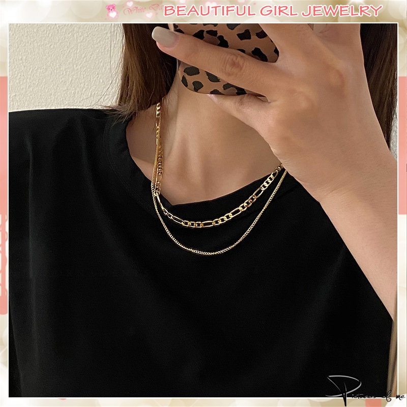 vòng cổ Nhiều Lớp Thiết Kế Đơn Giản Thời Trang Cho Nữ