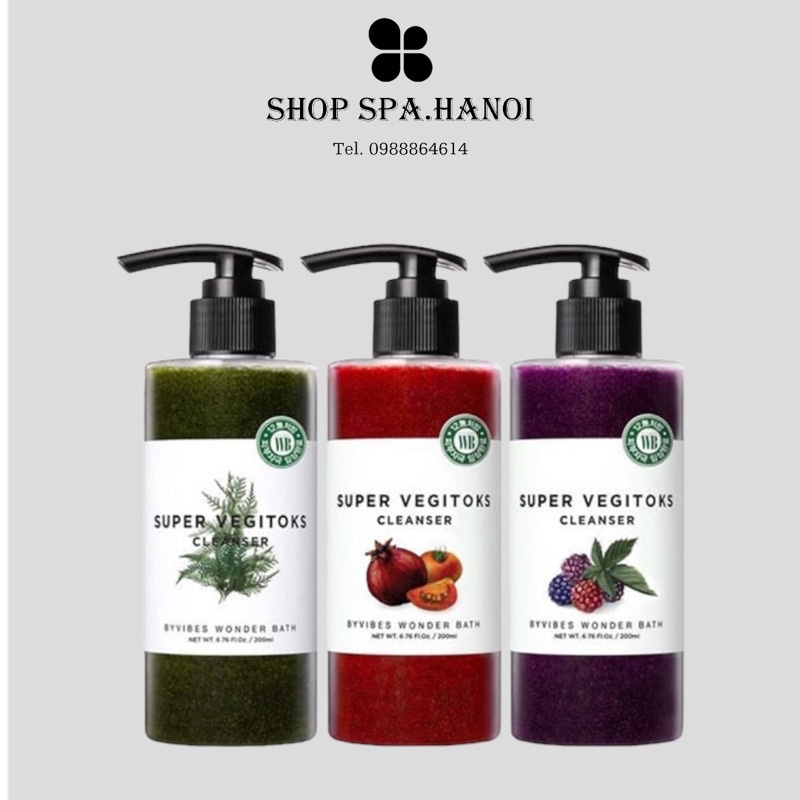 Sữa Rửa Mặt Thải Độc Rau Củ Super Vegitoks Cleanser