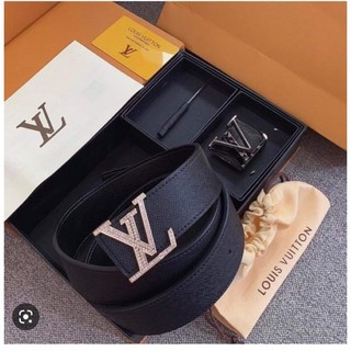 Thắt lưng da nam LV dây sần 2 mặt thời trang cao cấp 2375 full box