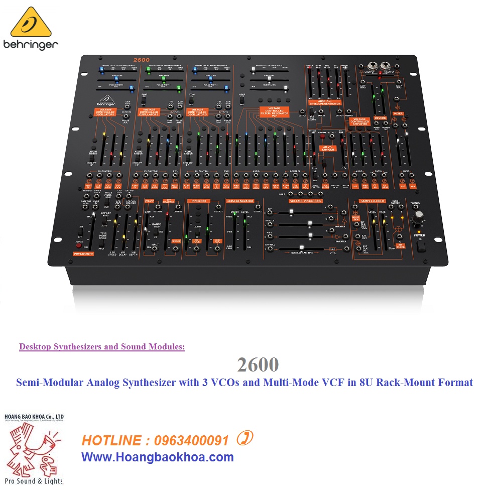 2600 Analog Synthesizers Behringer - Bộ Tổng Hợp Tiếng Behringer