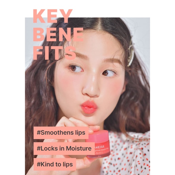 Mặt Nạ Ngủ Cho Môi laneige ex 20g / 3g