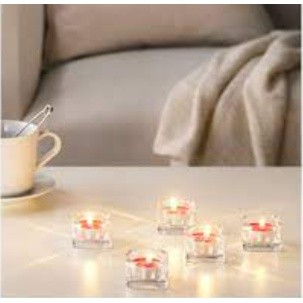 Vỉ 30 Nến SINNLIG IKEA hương dâu