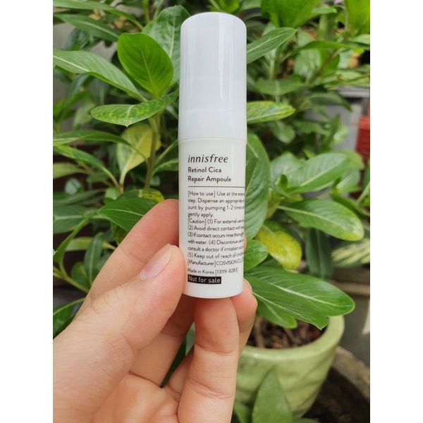 5ml- Tinh chất dưỡng phục hồi da Innisfree Retinol Cica Repair Ampoule