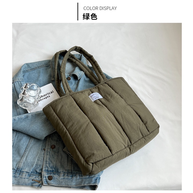 Túi Xách JASMIN NOIR Đeo Chéo Chất Liệu Cotton Thiết Kế Đơn Giản Cho Nữ