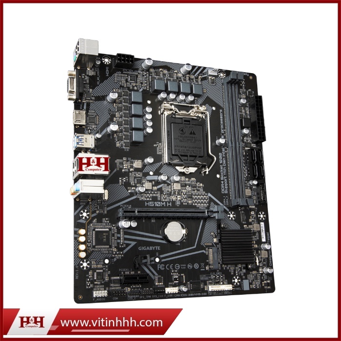 Mainboard GIGABYTE H510M-H  - New100%, Hàng chính hãng, Bảo Hành 36 Tháng