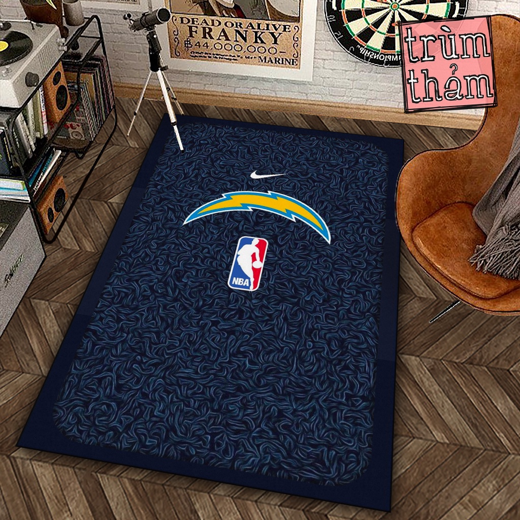 Thảm Trang Trí bóng rổ NBA nikke họa tiết Decor Góc Học Tập Làm Việc Phòng Ngủ Phòng Khách Văn Phòng