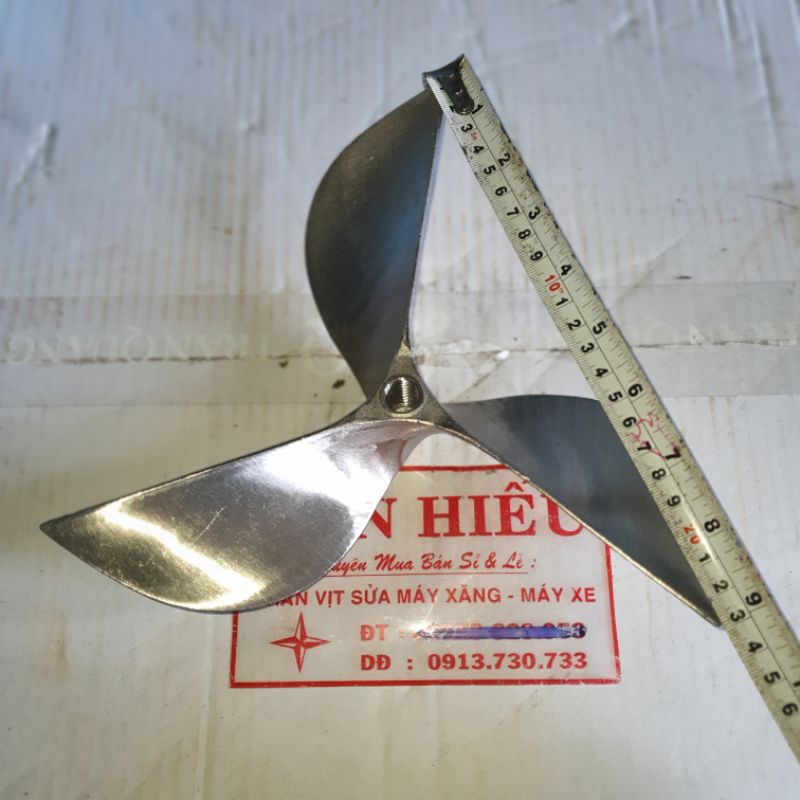 Chân vịt inox máy xăng honda 6.5 vangrua6.0 máy nhong  cam kết như hình giá sỉ