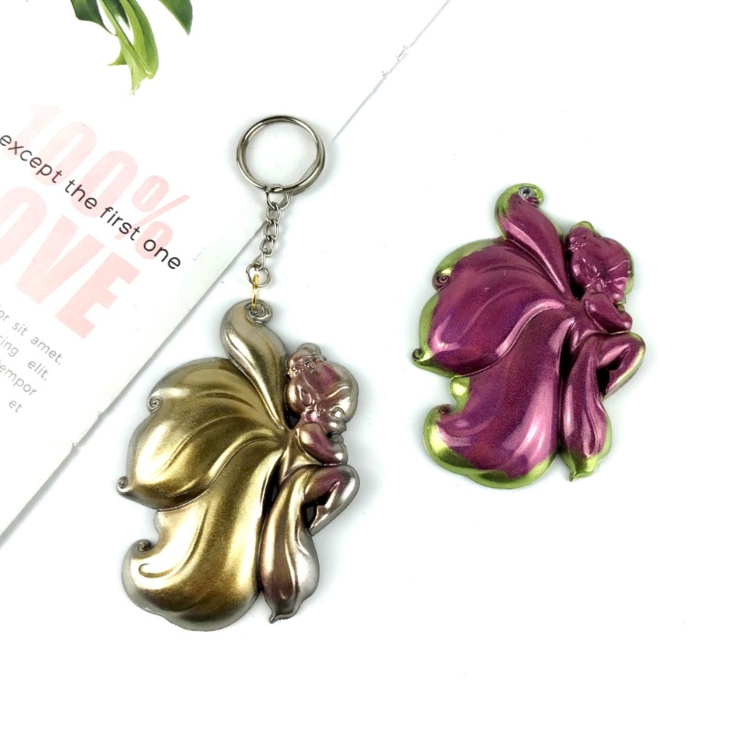 Sa Khuôn Silicone Làm Móc Khóa Hình Bươm Bướm DIY