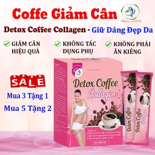 [100% Chính Hãng]Coffee Giảm Cân Cấp Tốc Idol Slim Coffee Cafe + Detox Coffee Collagen Giữ Dáng Hiệu Quả Cho Tín Đồ Cafe