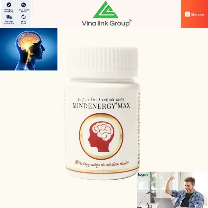 Mindenergy max thực phẩm bảo vệ sức khoẻ bổ Não [ Hàng chính hãng Vinalink Group ]
