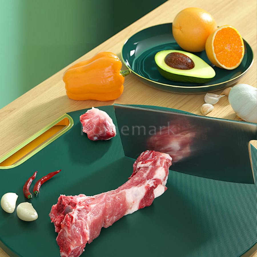 Thớt Nhựa PE Kháng Khuẩn 33cm, Thớt Nhựa Tròn Đa Năng Kháng Khuẩn, Chống Nấm Mốc, Dễ Dàng Vệ Sinh