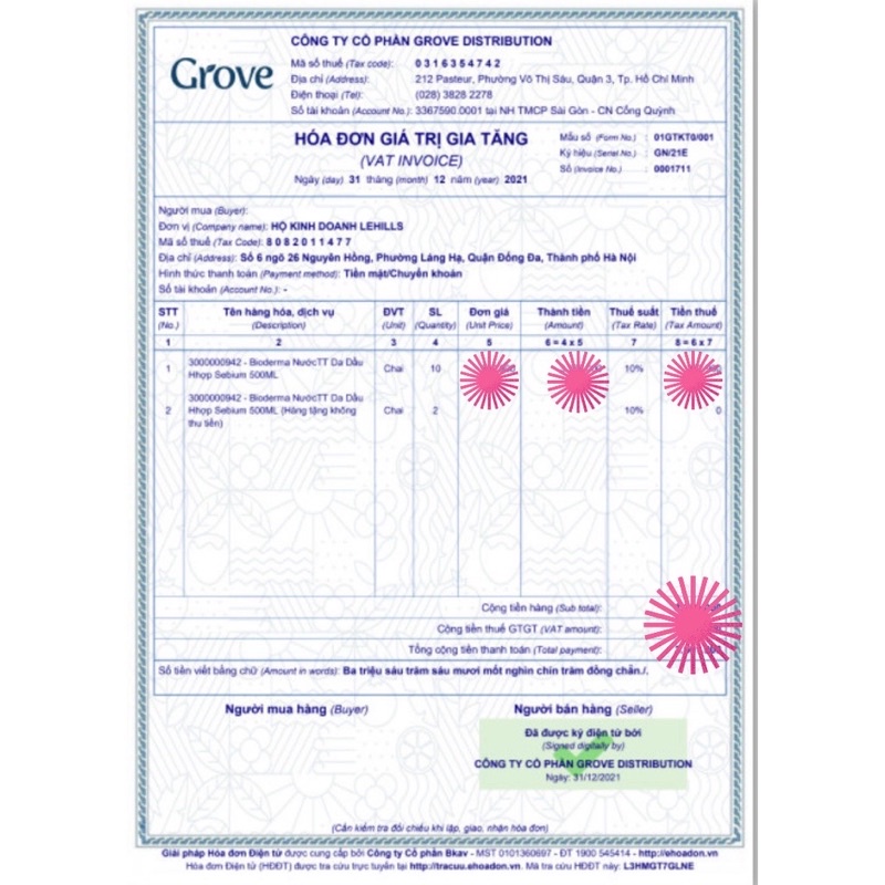 Nước tẩy trang Micellar Water Xanh/Hồng 100ml-500ml