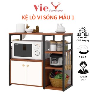 Kệ Lò Vi Sóng 💗FREESHIP💗 Tủ Bếp Nhiều Ngăn Tầng Lắp Ghép