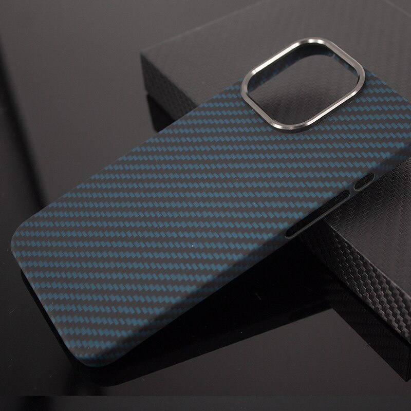 Ốp Điện Thoại Sợi carbon Siêu Mỏng Chống Rơi Cho iPhone 14 13 12 Pro Max 14 13