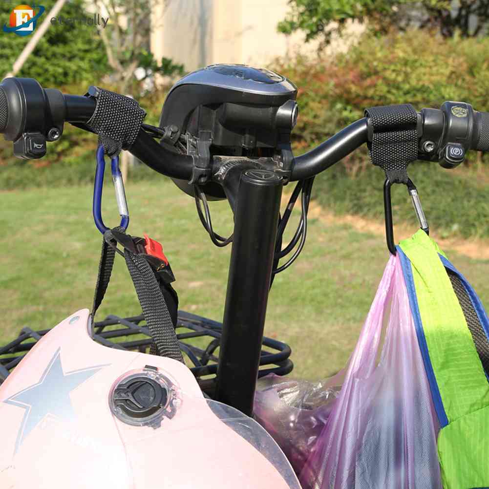 Móc Treo Đồ Bằng Hợp Kim Nhôm Đa Năng Gắn Xe Đạp Em Bé