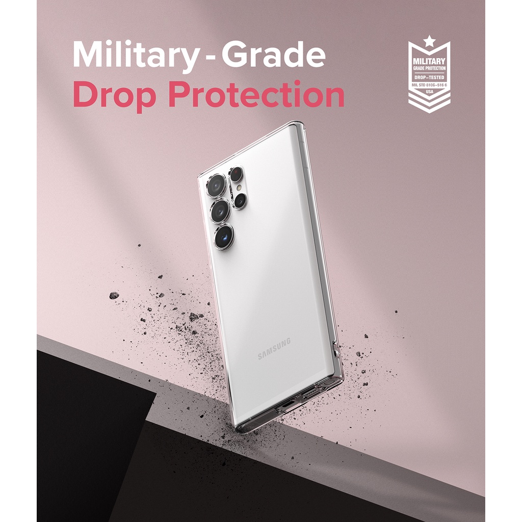 Ốp điện thoại Ringke Air TPU mềm dẻo cho Galaxy S22 Ultra