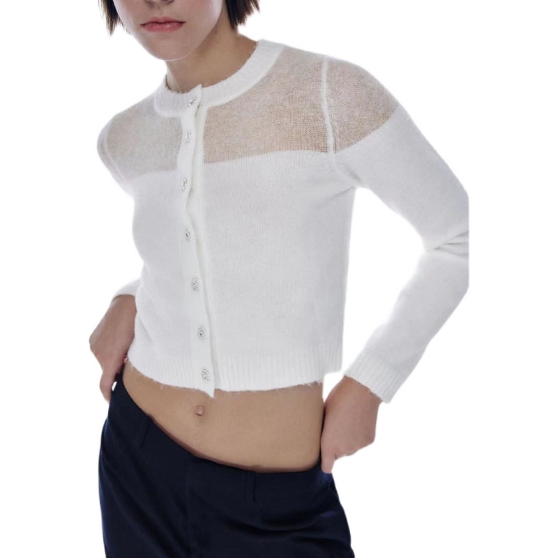 Zara Áo sweater Cổ Tròn Tay Dài Thời Trang Mùa Thu Cho Nữ 9598226