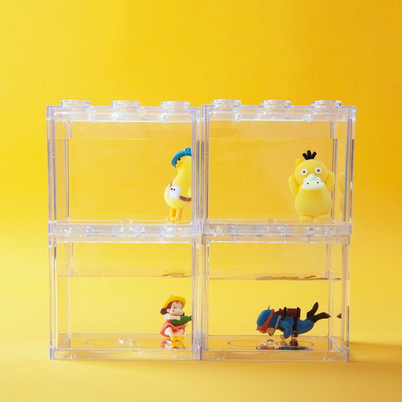 Thái Lan douyu khối xây dựng bể cá hộp bóng rong biển nhỏ khối xây dựng micro cảnh sáng tạo/xây dựng