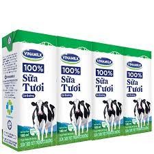 Loc sua tuoi vinamilk 100% hop 180ml