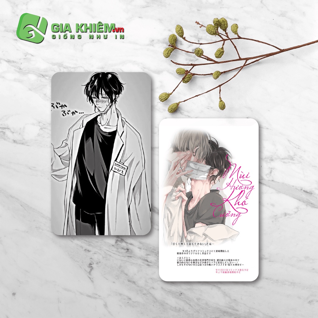 Card bo góc giấy truyện MÙI HƯƠNG KHÓ CƯỠNG
