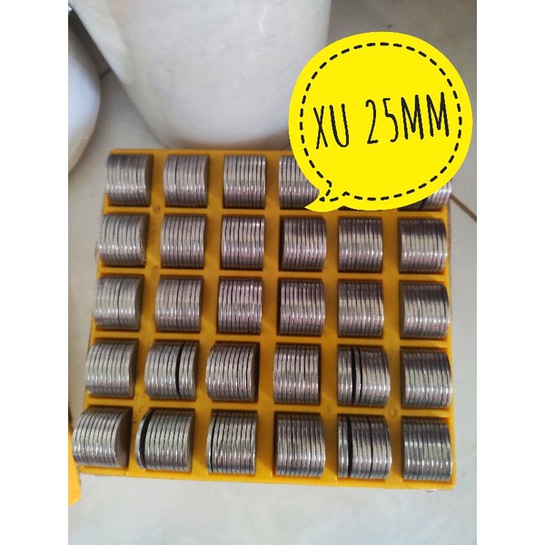 Xu thẻ game 25mm  cũ đã sử dụng