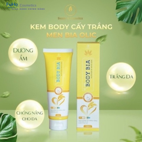Kem dưỡng trắng da Kem BODY BIA OLIC Chống nắng, dưỡng ẩm Fuho cosmetics | BigBuy360 - bigbuy360.vn