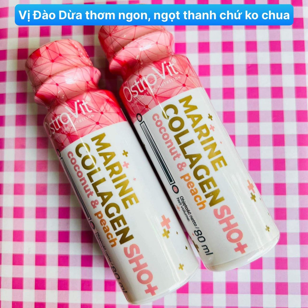 1 Lọ Shot Collagen Đẹp Da Ostrovit Marine Collagen Shot (80ml) | BigBuy360 - bigbuy360.vn