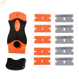 【VARSTR】Razor Scraper Blade 11x 11 pcs Double Edge Sticker Removal Tool Useful