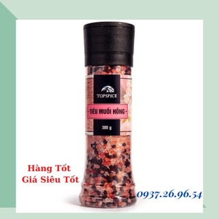 Muối hồng Himalayan Topspice ( nắp có cối xay trực tiếp tiện lợi)